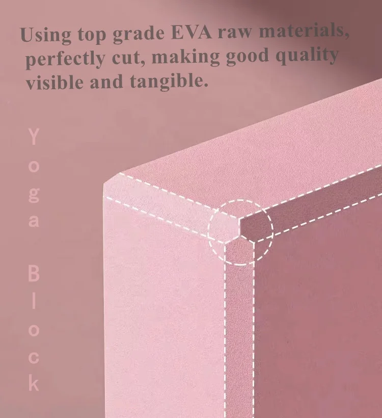 Hot Sale Cheap Eco-friendly Colorful Training Exercise Fitness Yoga Brick Eva Yoga Foam Block