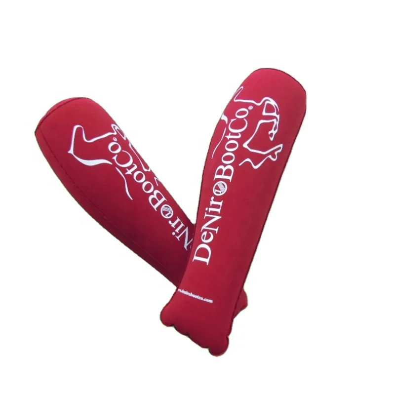 Customized PVC flocking inflatable boot trees