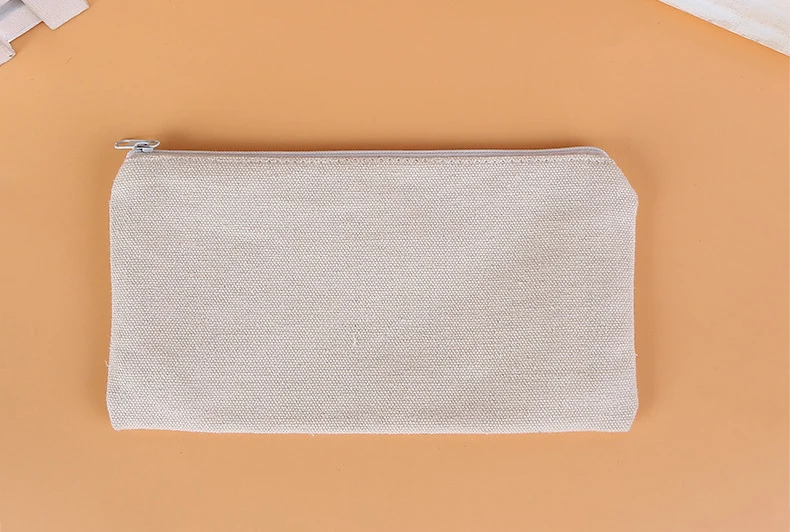 Plain Travel Cosmetic Makeup Bag Sunglasses Toiletry Wallet Canvas Pouch With Zipper Without Logo