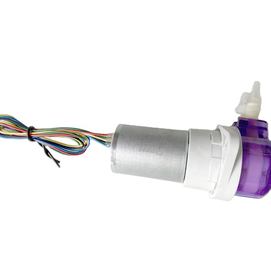 Cinyar DC 12v Mini Peristaltic Pump 24v Micro Water Dispensing Pump with Silicone Tube for Aquarium Chemical Liquid Dosing Pump