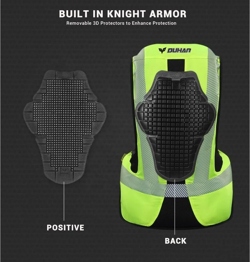 DUHAN Hi Vis Moto Подушка без рукавов куртка надувной мотоцикл жилет с воздушной