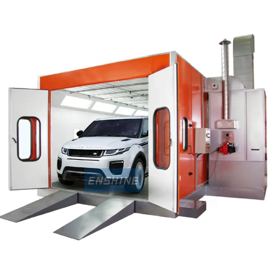 Low cost quality assurance riello burner car spray paint booth wholesale price sale