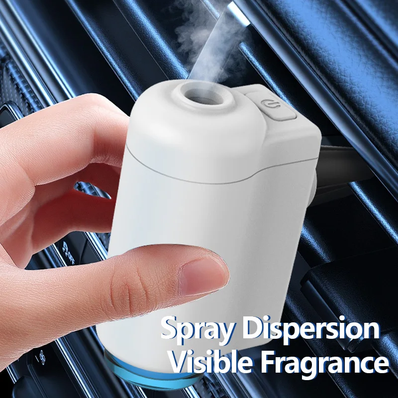 New Arrival Mini Portable Car Perfume Air Freshener Nano Atomization Smart Scent Car Vent Aroma Diffuser
