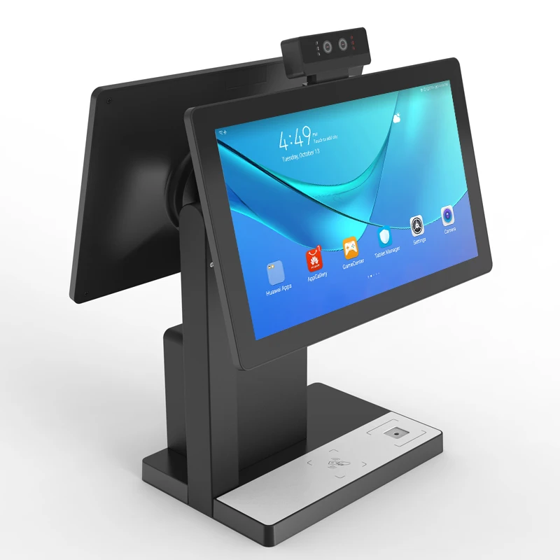 15.6 pos monitor 15.6 inch pos touch screen monitor 15.6 inch metal case all in one pos with supermarket