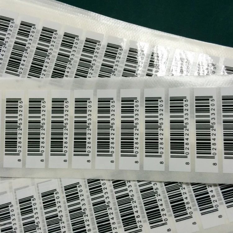 
Wholesale Custom Self-adhesive bar code sticker roll 