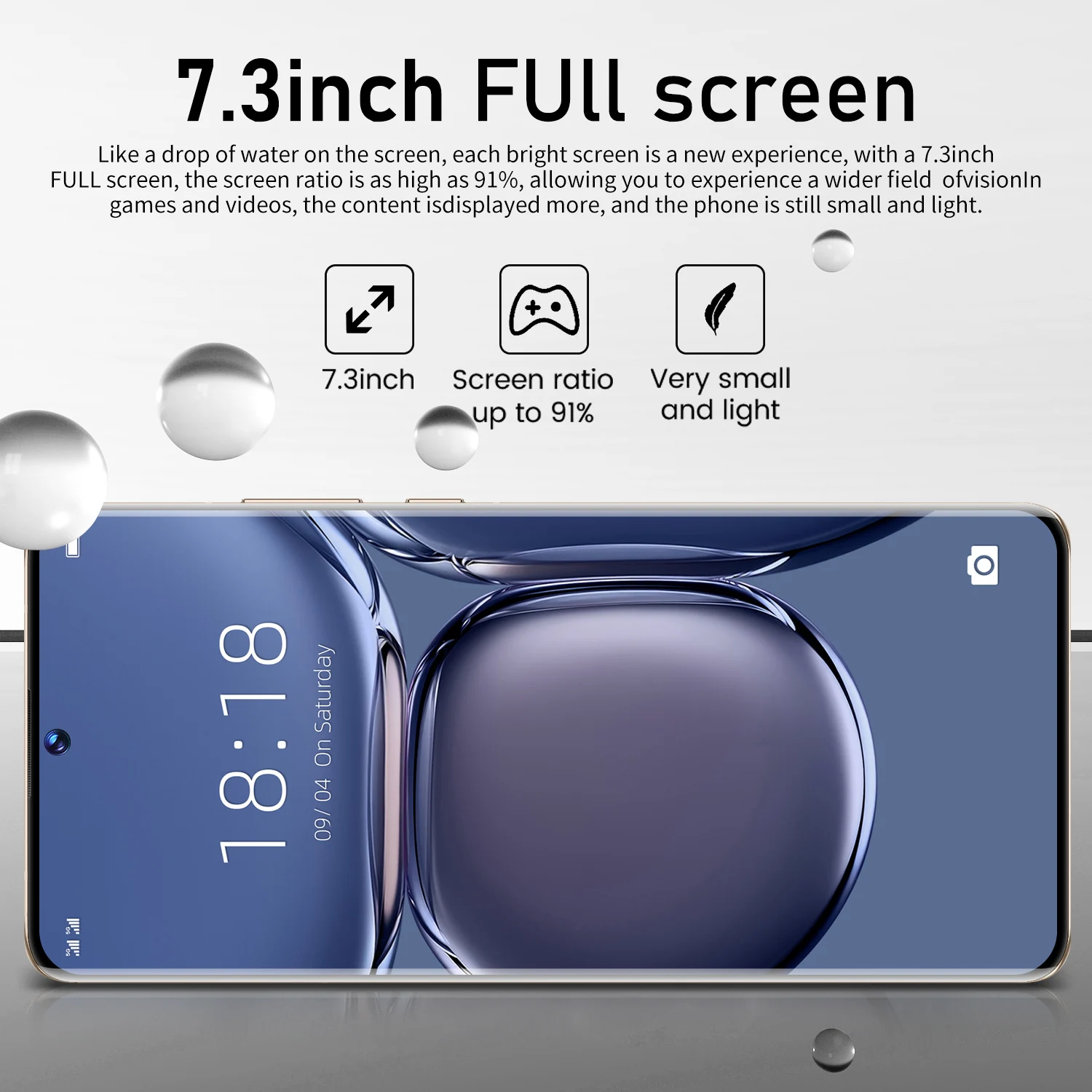 P50 Pro 7.3 Inch HD P50 Pro with Face ID LTE 5G Deca Core Ram 16GB ROM 512GB mobile phones Android Mobile Phone