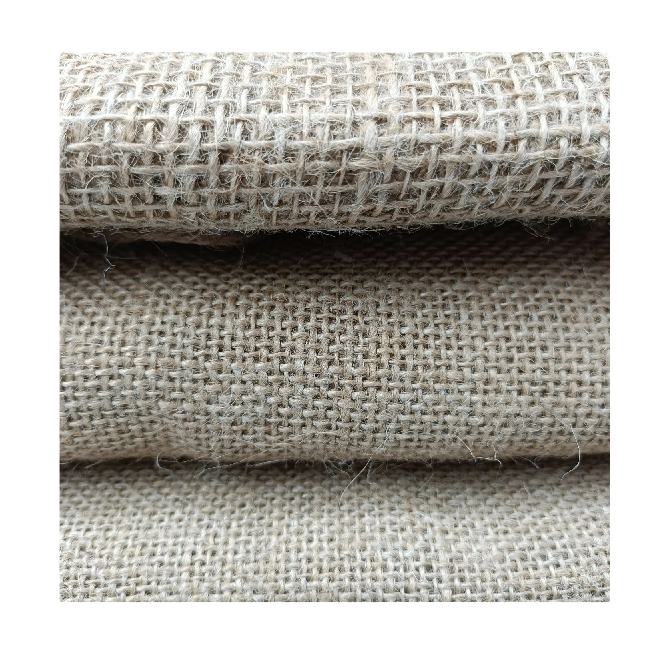 Reproducible Heatproof Hemp Cloth Gunny Textile Fabric Natural Burlap Manufacture Jute Fabric