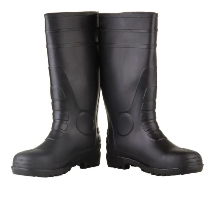Модные резиновые сапоги со стальным носком