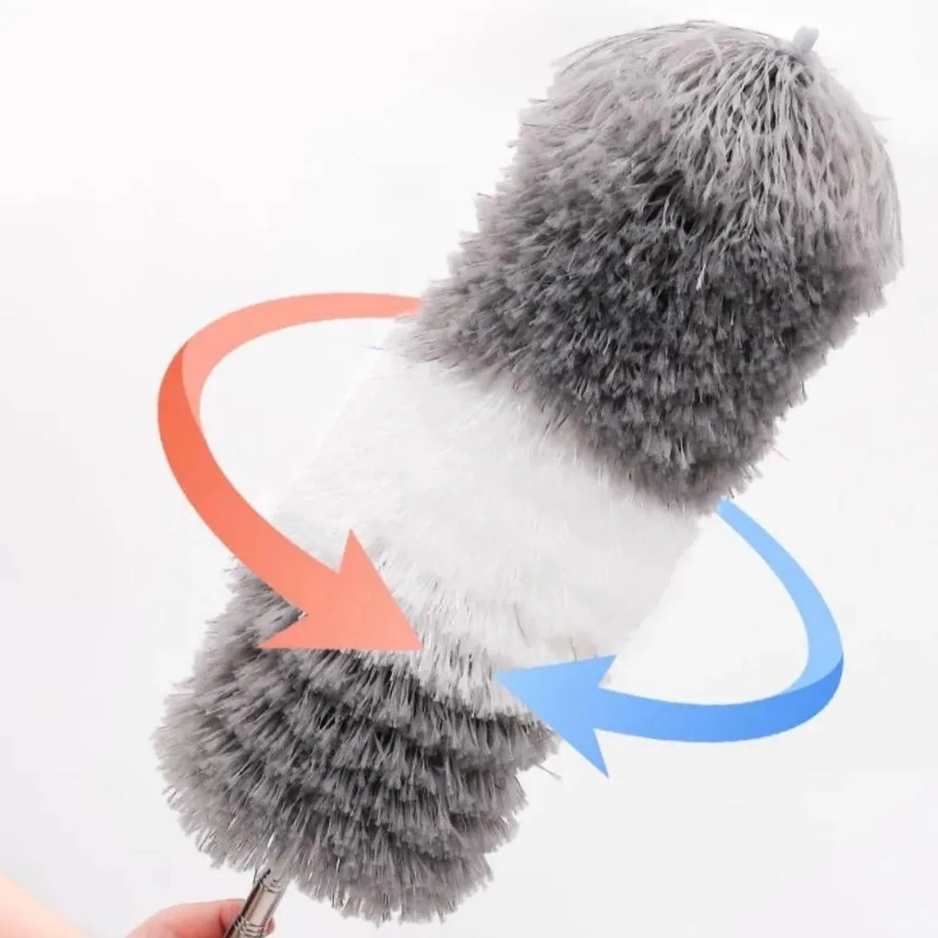 Household dust duster with adjustable long handle 2.8m for cleaning ceiling dust collector