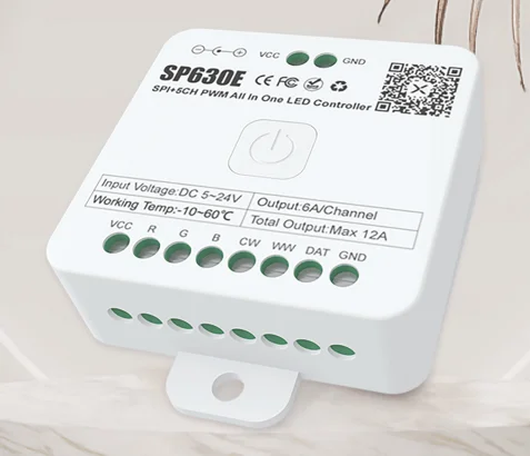 High Performance Low power 2.4G BLE Digital PWM  LED Light Strip Audio LED Controller