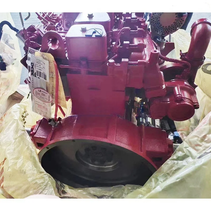 excavator 4 cylinder 4BT diesel engine motor for cummins