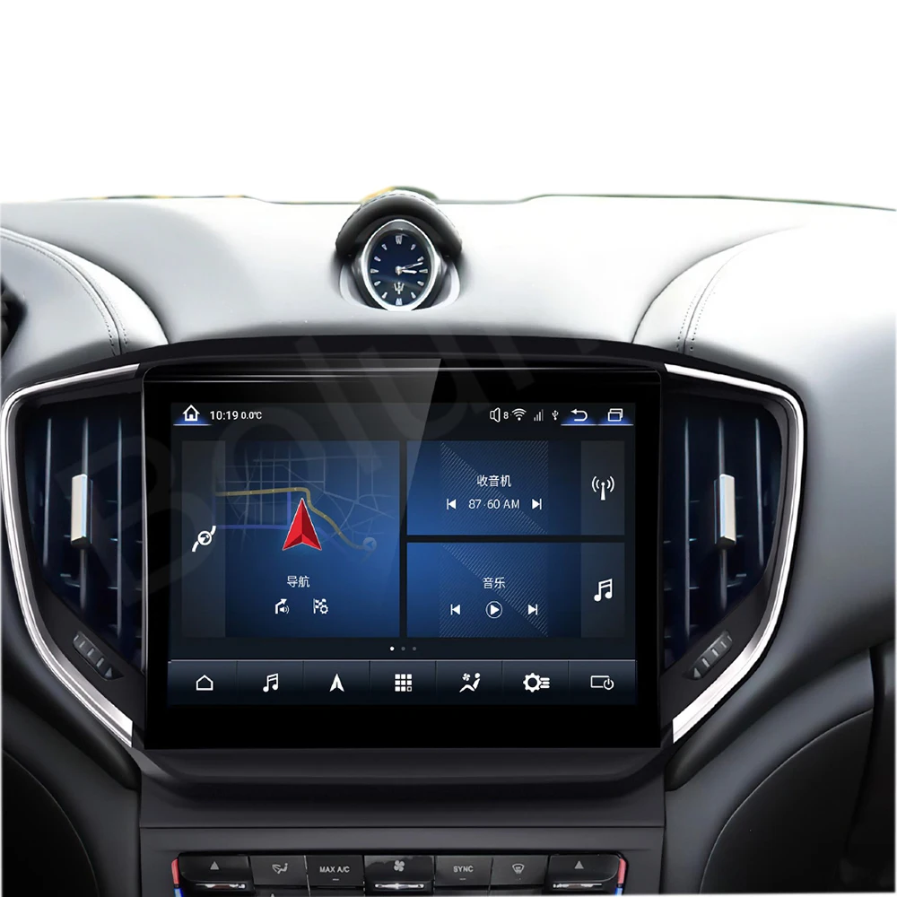 3D Ruby Touch Scree Android Car Radio for Maserati Ghibli 2017-2020 Auto Stereo Android System 4+64G Car Multimedia Player