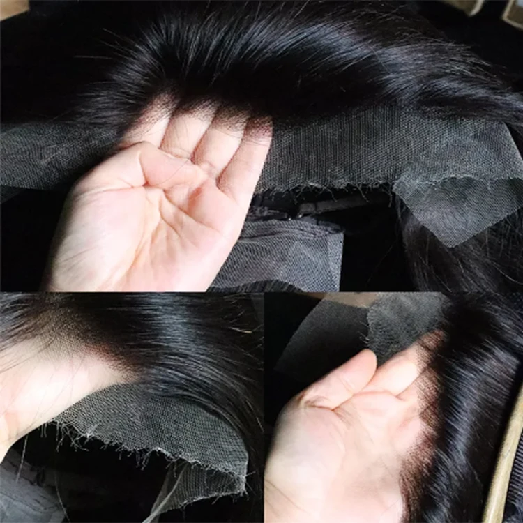 Factory Outlet Vietnamese Virgin Cuticle Aligned Body Wave Hair Wigs Brazilian Remy Hair Style with Light Transparent HD Lace