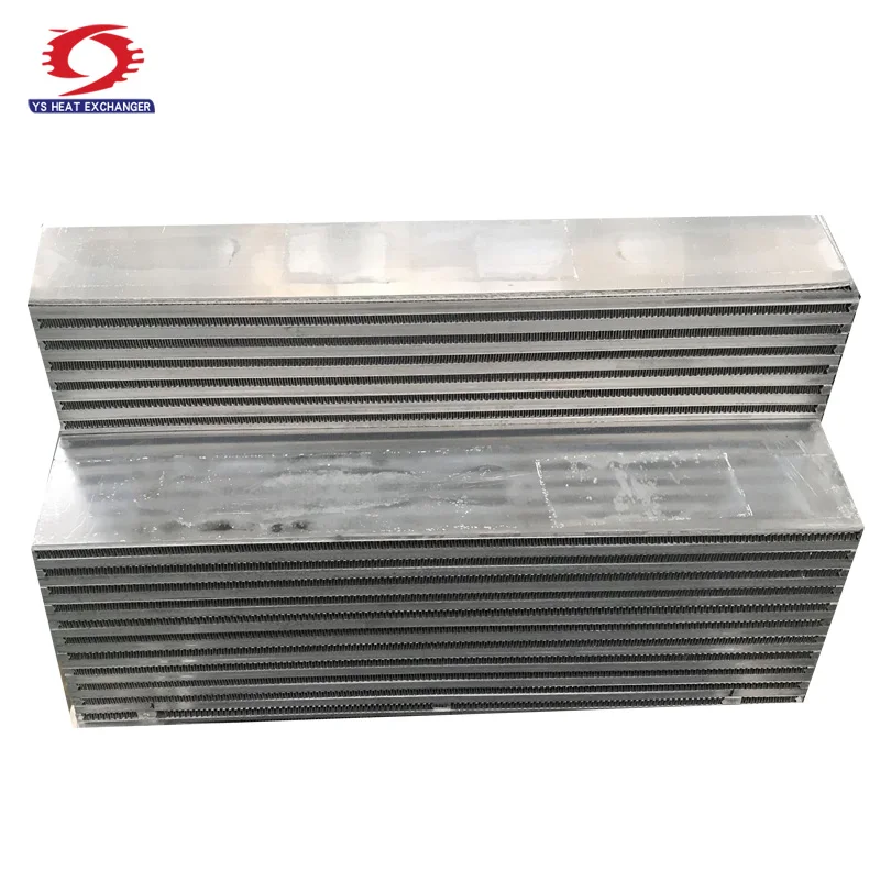 manufacturer of custom made aluminum heat exchanger air to air core