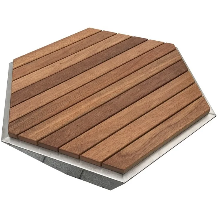 Mirror stainless steel wood and steel bench outdoor leisure metal park bench