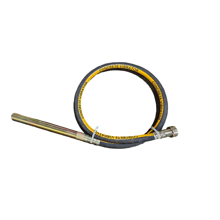 WISDOM Custom Japanese/Indonesi Type Portable Electric Motor Vibrator Hose 1-3M Flexible Rubber Hose For Concrete Poker Vibrator