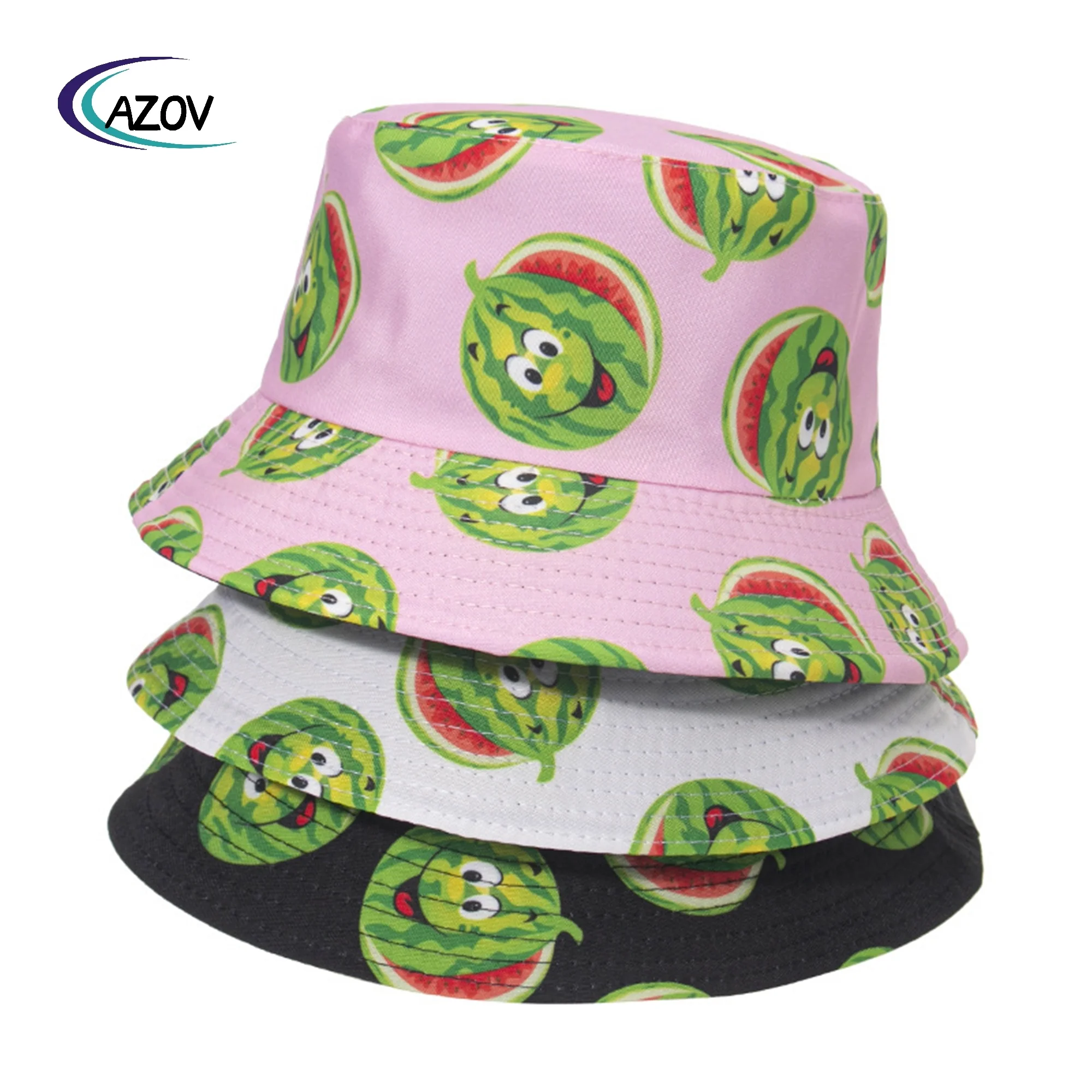 outdoor cute funny corn grape fruit reversible fisherman hat bucket hat summer  2025 arrival
