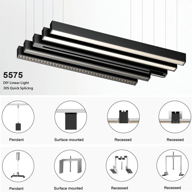 Hot Selling Aluminum Indoor School Classroom Blackboard 18W 36W 45W Smd LED Wall Washer Linear Lighting
