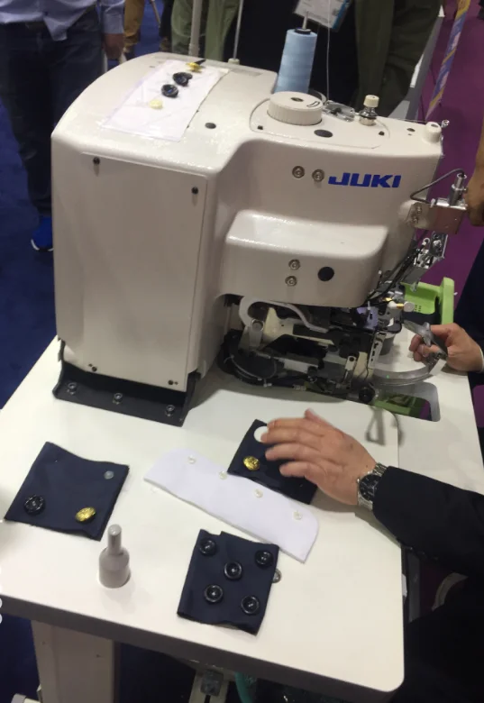 Brand Jukis AMB-289 Computer controlled easy to operate High-speed Single-thread Chainstitch Button-neck-wrapping Machine