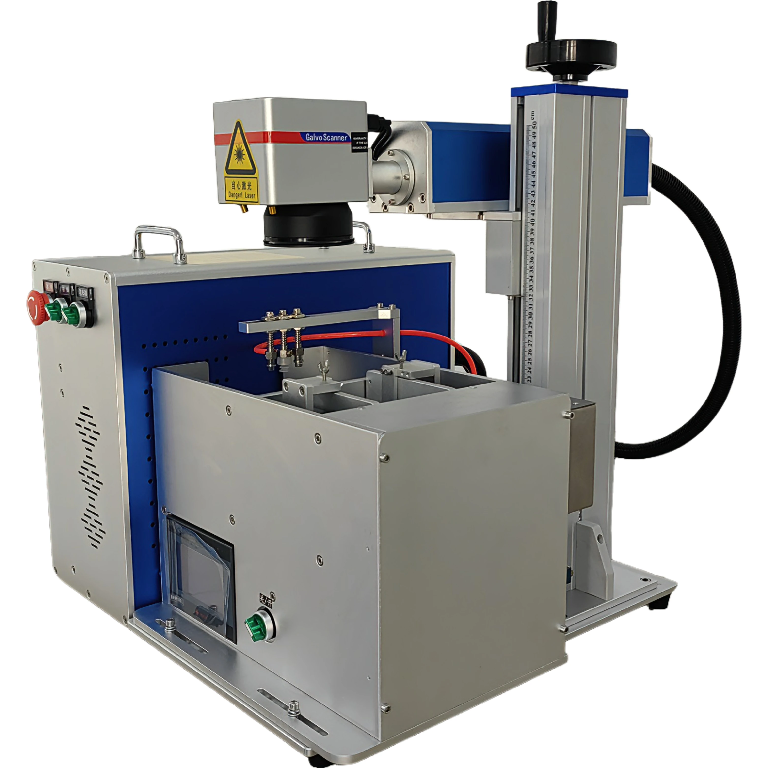 2025 New Automatic Feeding Laser Marking Machine 20W 30W 50W Marking Metal Business Cards Nameplates Plastic PC Cards IDCard