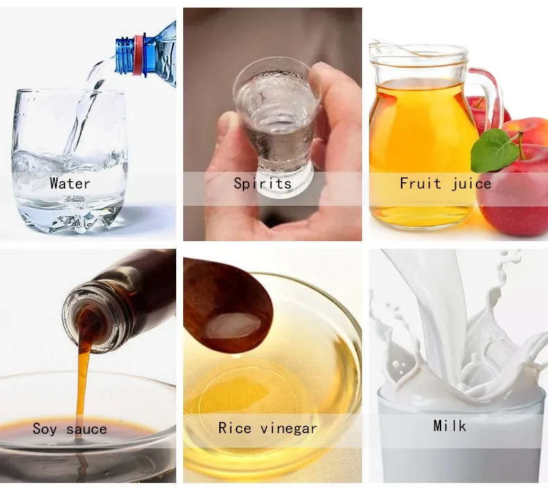 50-500ml Pneumatic Semi-automatic piston  Paste gel honey and liquid filling machine without hopper