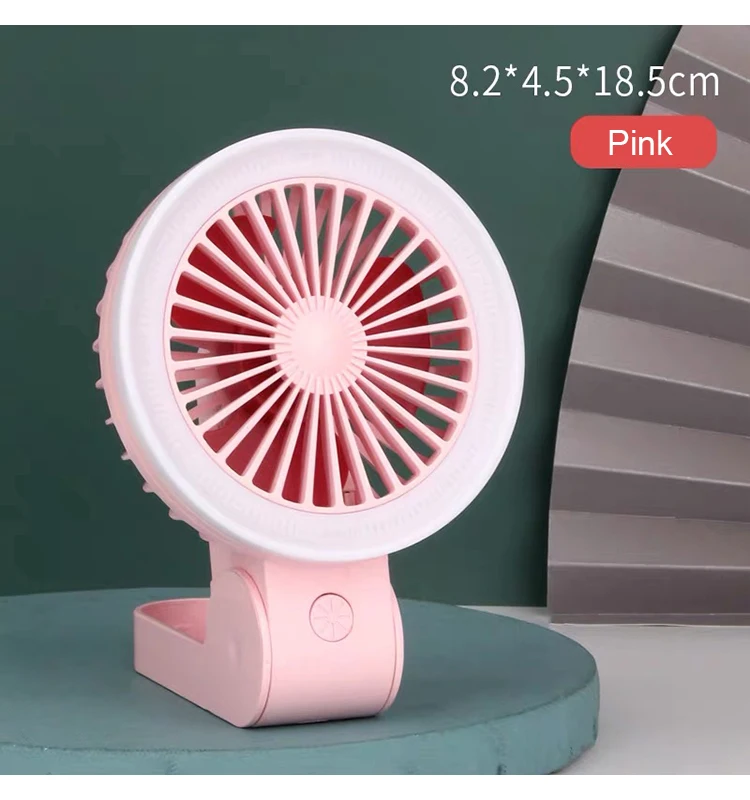 
Unique design fan with LED air cooler fan 270 degree angle adjustable table fan 