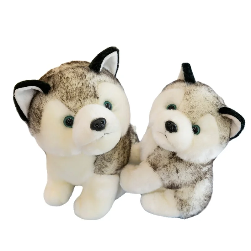 YWMX 25cm Cartoon Puppy Husky Plush Toys Cute Little Dog Stuffed Plush Animals Children Birthday Gift Wholesale