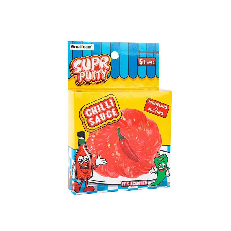 Chilli Sauce supr putty famous spicy scented mud slime for 3+ ages  children toys