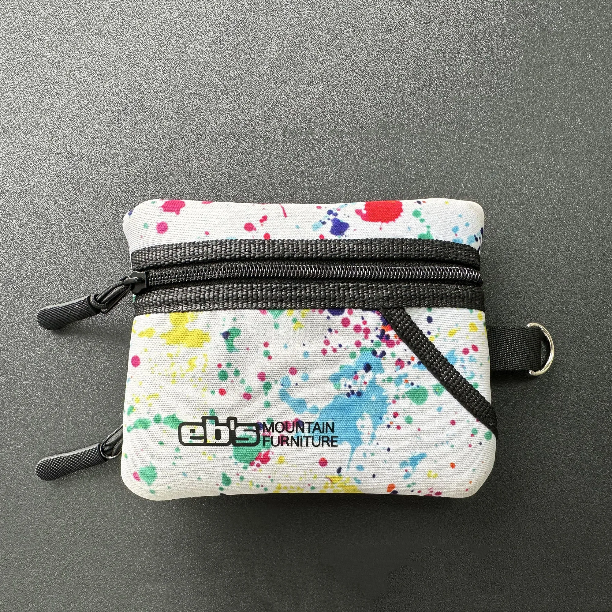 Wholesale Neoprene High Quality KeyChain Holder pouch bag PVC Clear Window Car Key Case Coin Pouch Bag