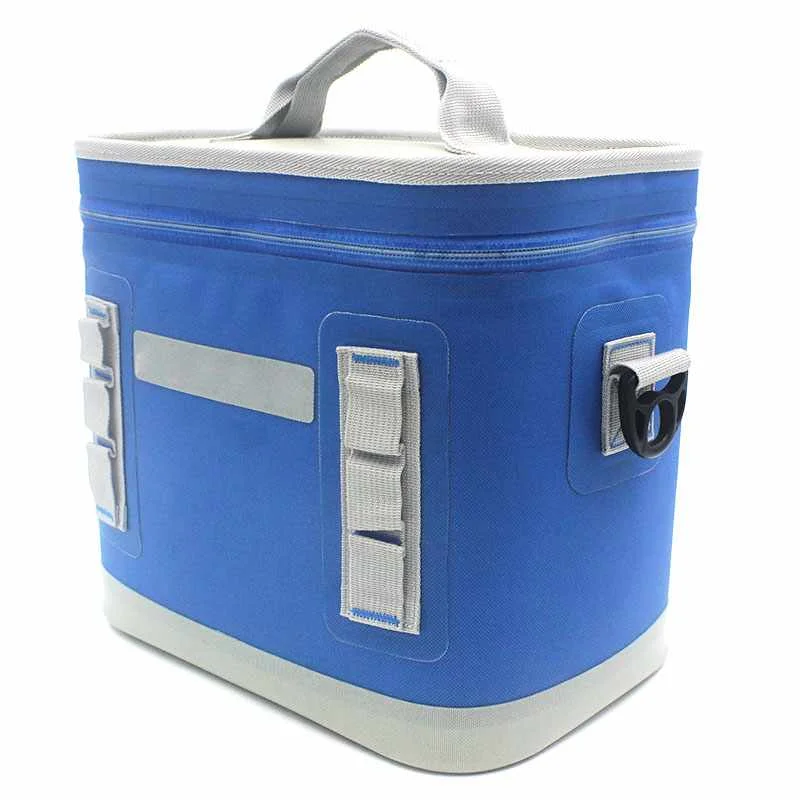 cheap price cooler bag with logo Blue dry cooler lunch bag