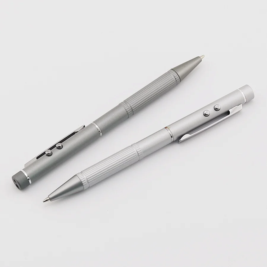 New Arrival Promotion Customized Led Laser Light Ballpoint Pen PPT Laser Pen Light Cats Toy Laser Pointer Pen