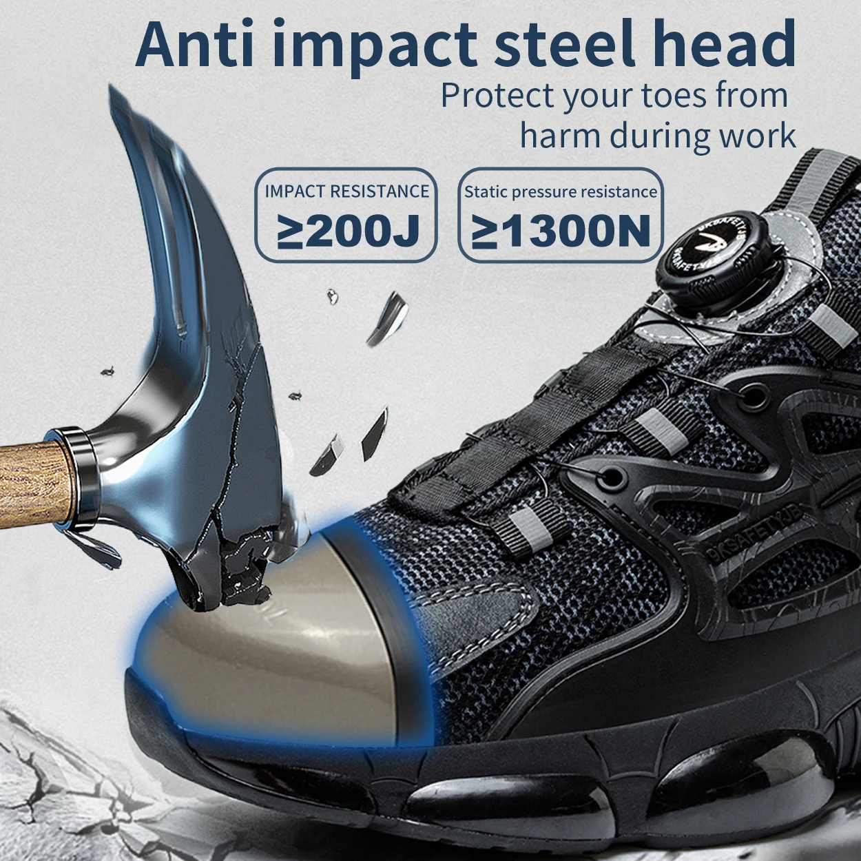 Hot Selling Unisex 678 Safety Shoes Steel Toe Anti-Brutal Impact Anti-Stabbing Protection Workers Winter Summer Seasons