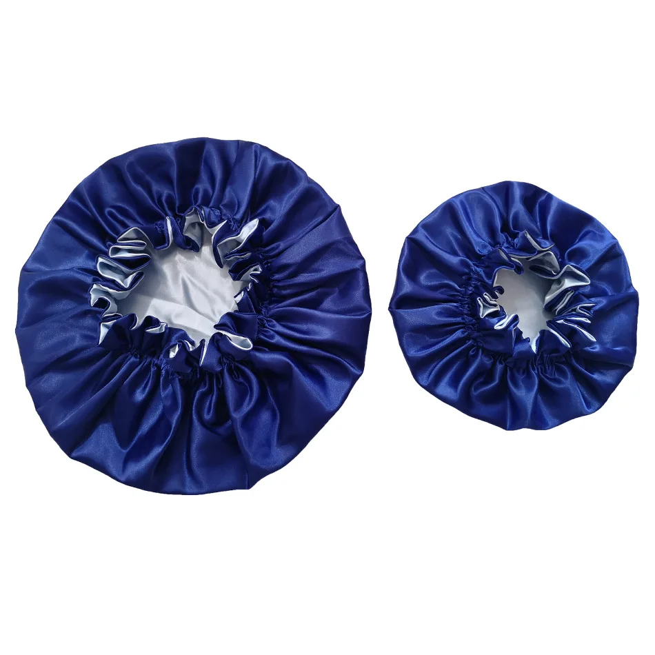 2021 популярные шелковые шапки для волос, головной убор для сна для мамы и меня