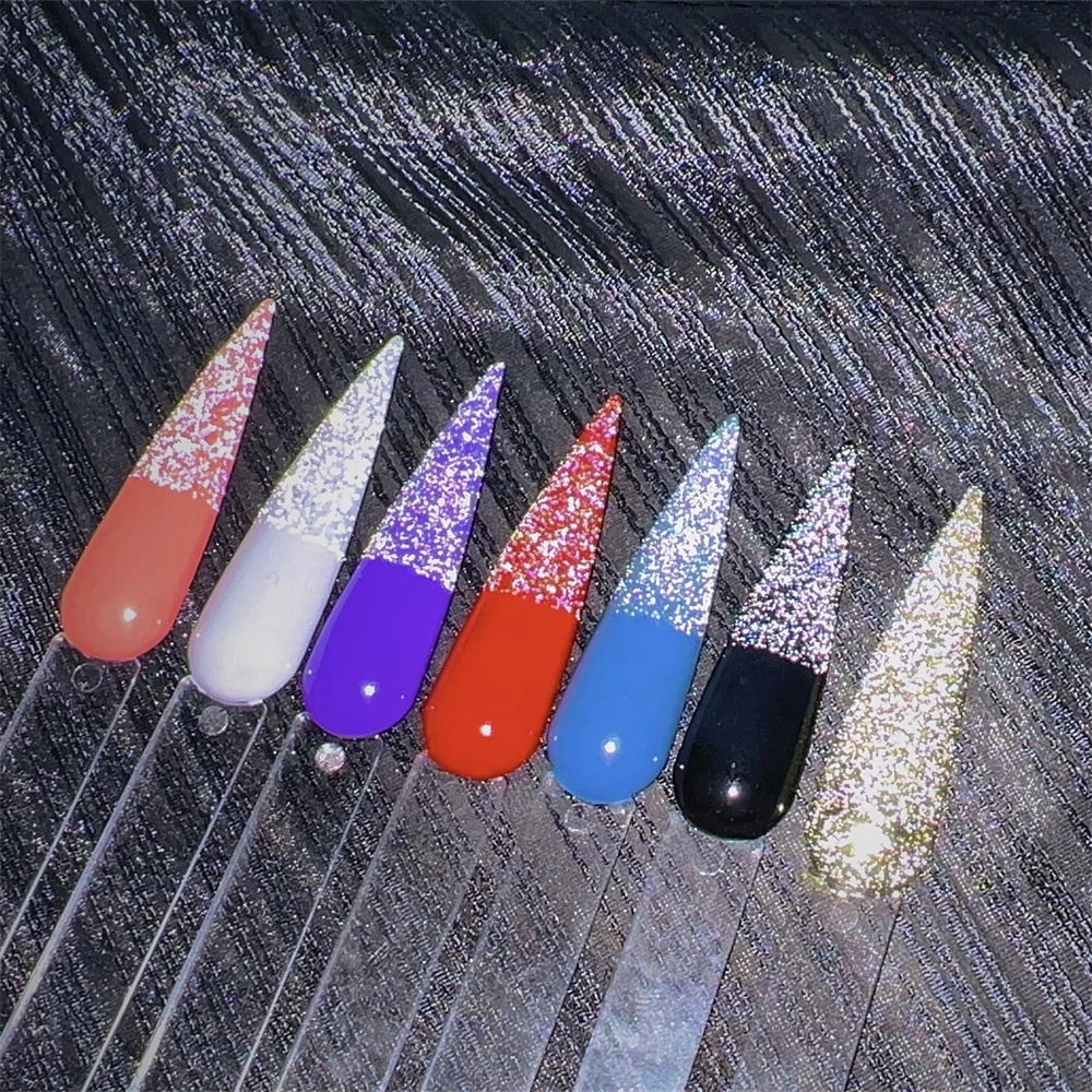 2022  New Arrival Reflective Effect Glitter Shimmer Disco No Wipe Top Coat For Foundation Makeup