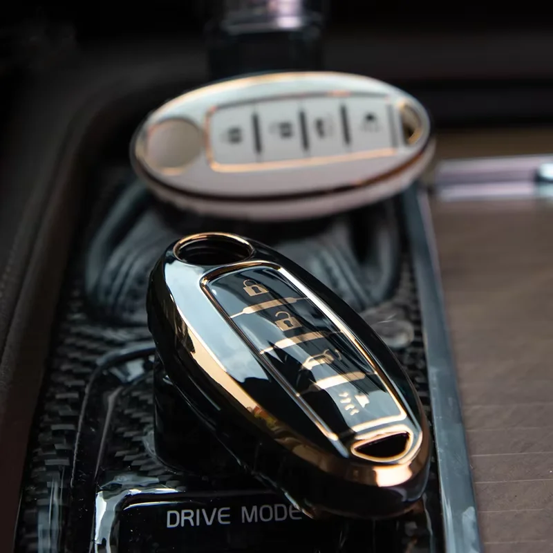 Factory Supply Key Protective For Nissan Sunny/Sylphy/Murano/X-TRAIL Hot Sale TPU 4 Buttons Version Car Key Cover