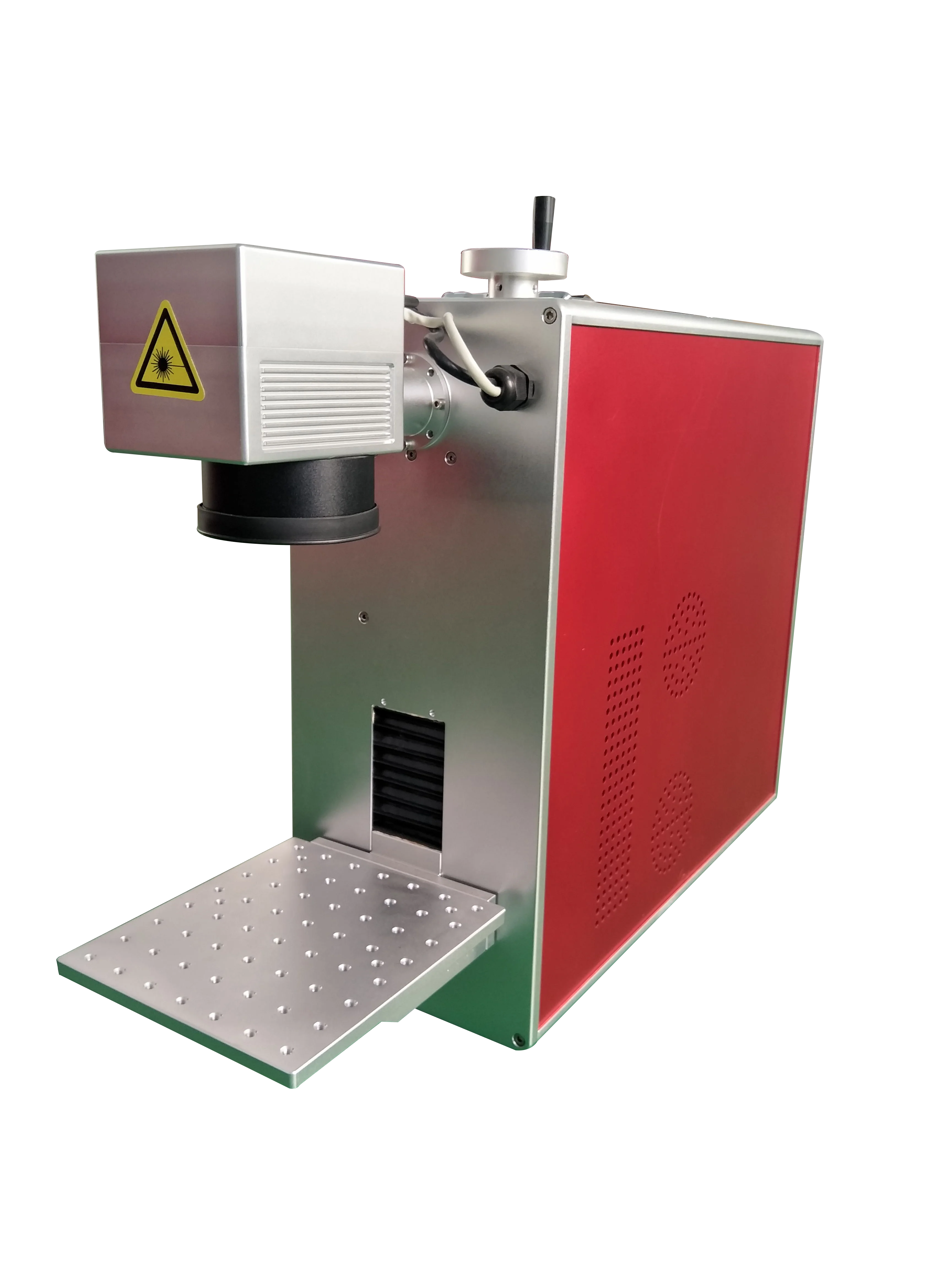 Yiq-Tech Laser printer for pe pipe high speed 30W flying fiber laser marking machine for non metal