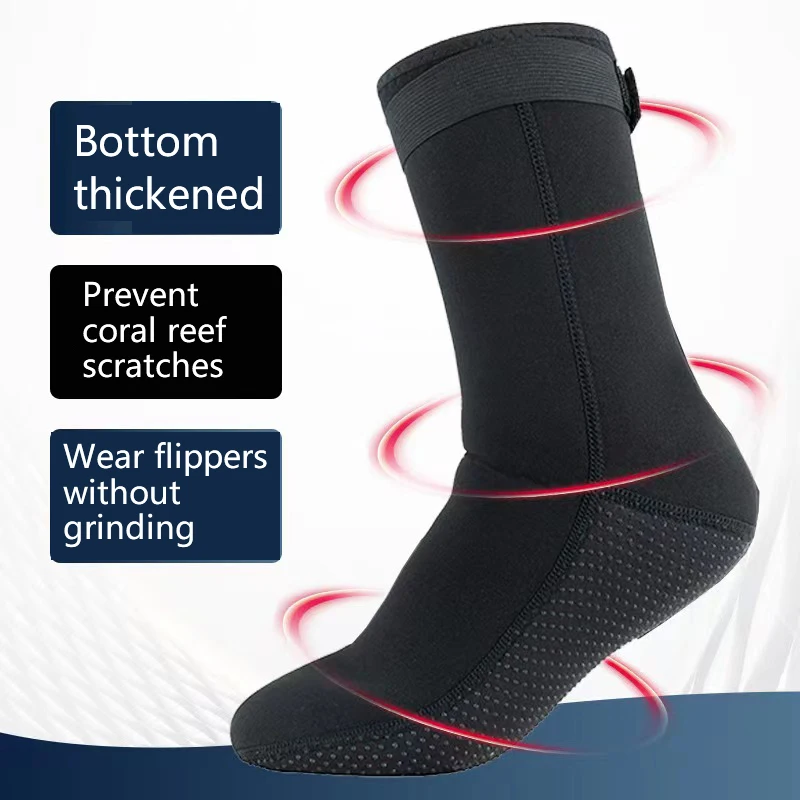 neoprene yellow swimming socks  Fast Drying Comfortable Breathable Swimming Snorkeling Wetsuit 5mm 3mm Neoprene Socks diving