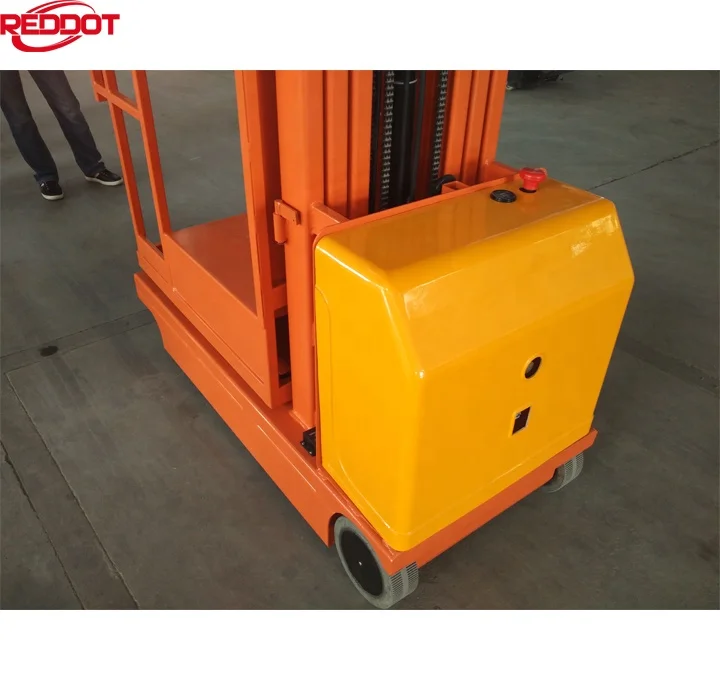 REDDOT economic series durable chassis aerial electric order picker reclaimer