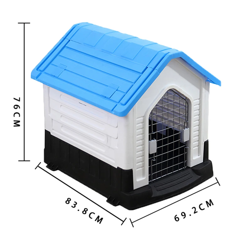 Wholesale dog house high quality waterproof plastic outdoor dog house