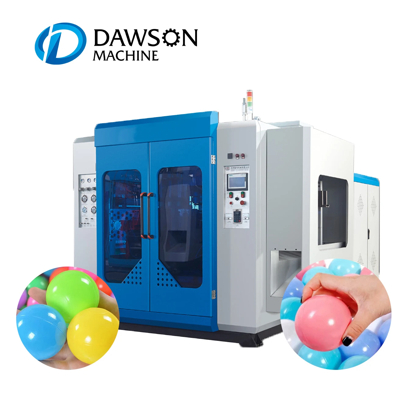 HDPE Bottle Ocean Ball Plastic Balls Packaging Container Manufacturing Blowing Molding Machine