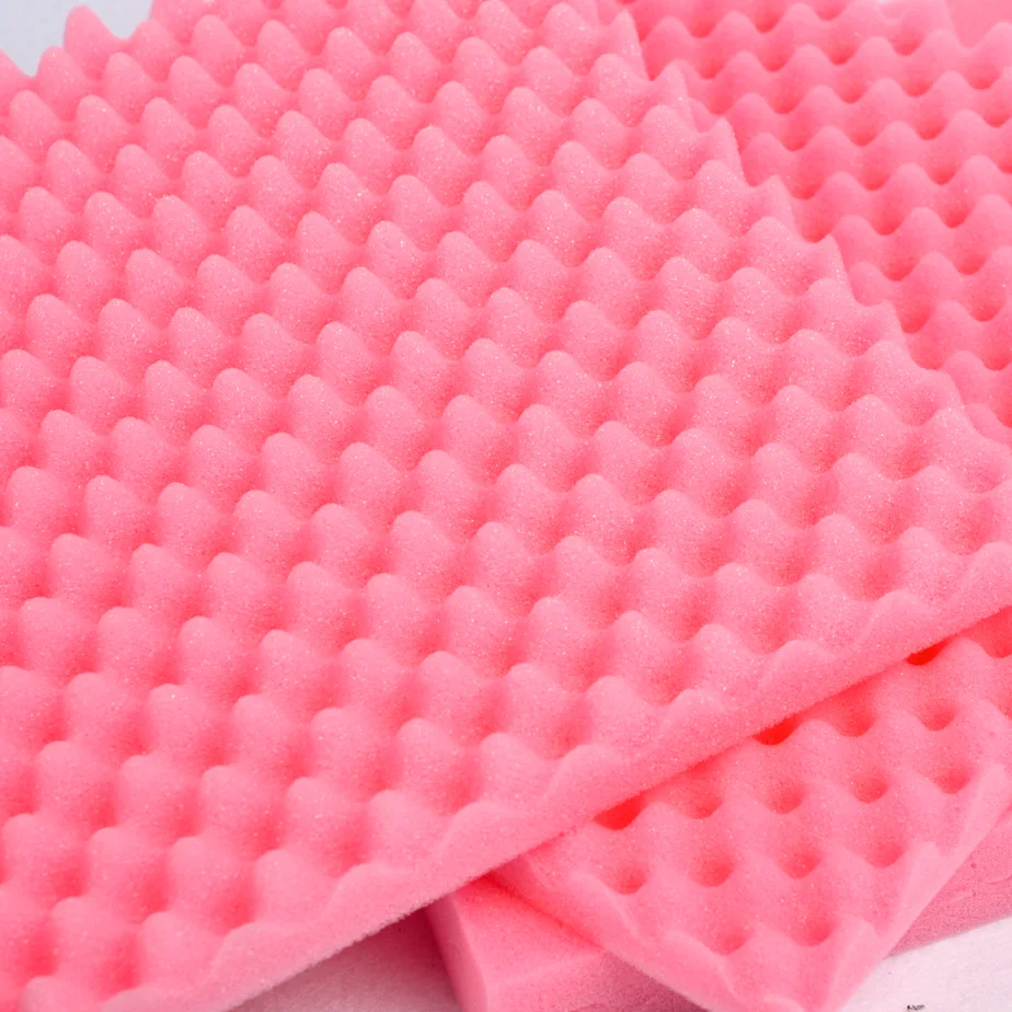  Wholesale Acoustic Materials Foam Factory Supply Wave Crest type PU Sound Proof Noise Reduction Absorb