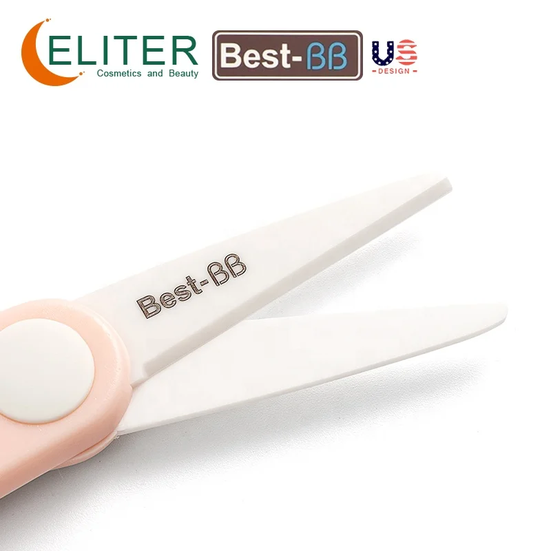 Eliter Hot Sell Wholesale Eco-friendly Infant Care Baby Food Ceramic Scissor Food Scissors For Baby Baby Food Scissors