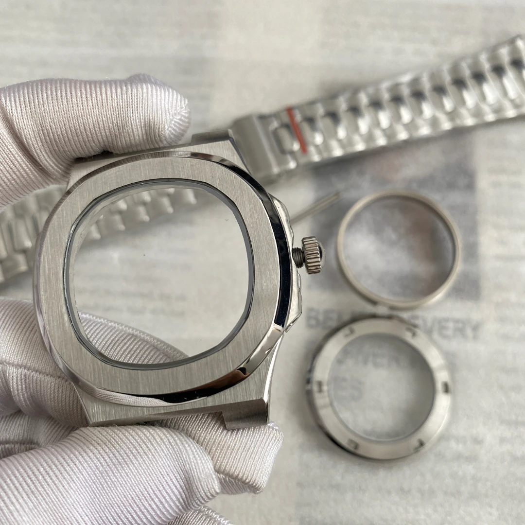 41mm Fit 30.5mm Dial Waterproof Full 316L Stainless Steel Boitier Nh36 nh35 Nautiluss Watch Case