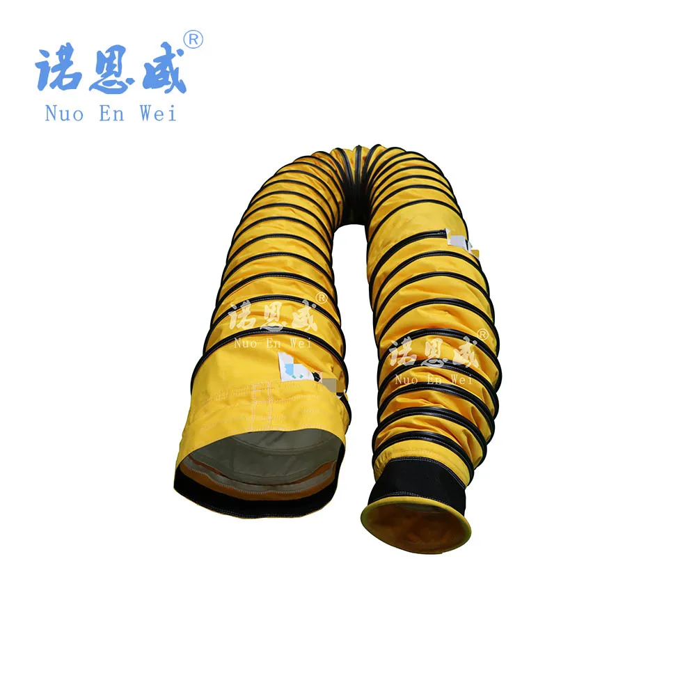 200mm-600mm Flexible Air Conditioning PVC Pre-Conditioned Airport Ground Bridge Corridor Aircraft Ventilation PCA Duct Hose