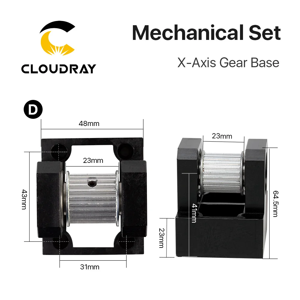  Запчасти для лазерной машины Cloudray 3:1 Редукторная