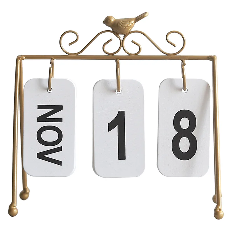 
Creative personality DIY bird tianyi page calendar home decoration office desktop decoration desk calendar 