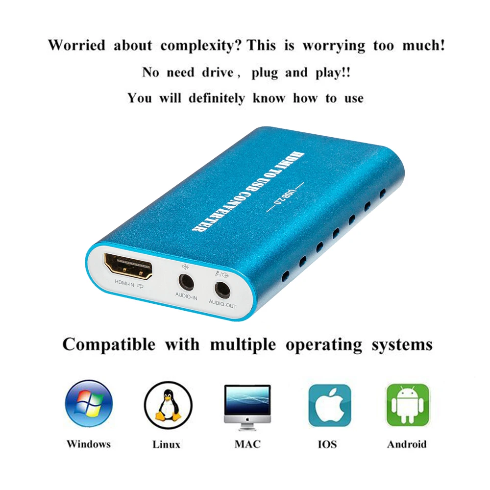  Haiwei usb 2 0 карта захвата игр живая трансляция HDMI fhd устройство видео hdmi