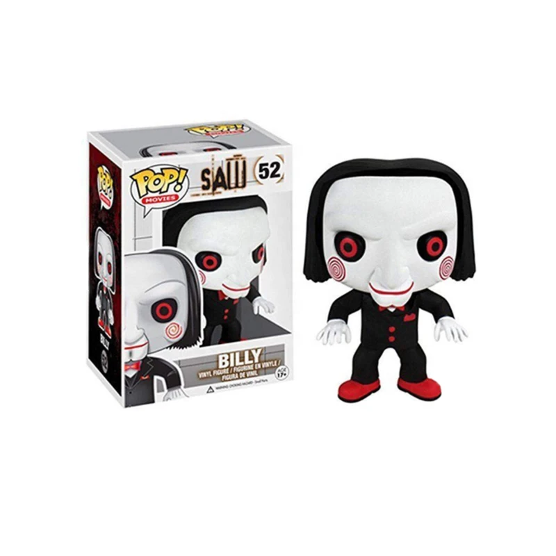 Funko POP SAW BILLY 52# Action Figures Collectible Model Toy with Box limited luminous version doll kids toys wholesale