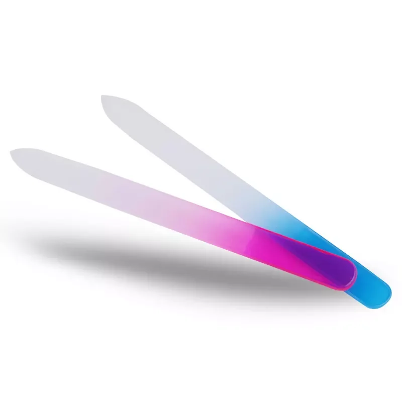 Factory Direct Sale Glass Polished Nail File With PVC Bag
