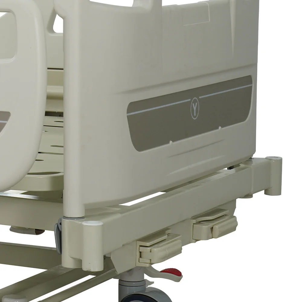 High cost performance 3 crank hospital bed / Manual Three function medical bed / With mattress